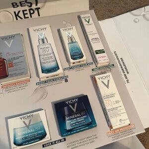 Vichy skincare kit 8 items acne, serums, moisturizers, spf